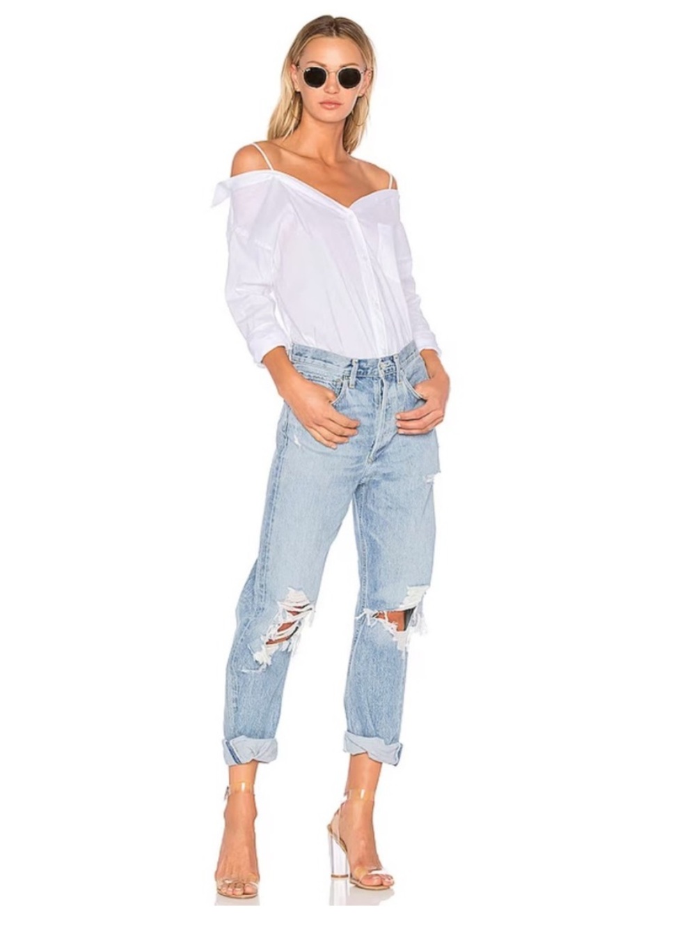 AGOLDE 90's Mid Rise Loose Fit in Fall Out Jeans Sz 23